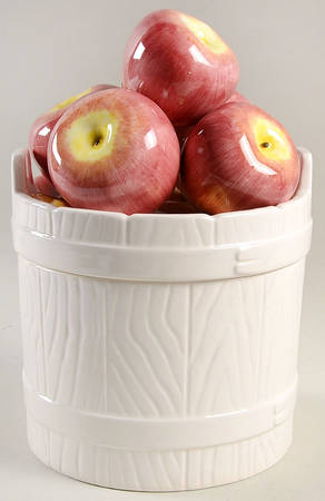 Vegetable Garden Medium Figural Canister & Lid