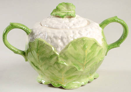 Vegetable Garden Sugar Bowl & Lid