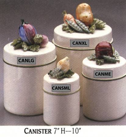 Vegetable Garden Extra Large Canister & Lid