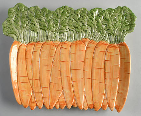 Vegetable Garden Figural Serving Tray