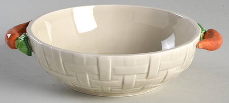 Vegetable Garden Covered Soup Bowl No Lid