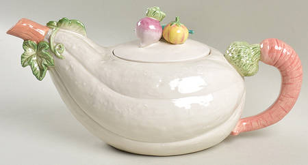 Vegetable Garden Teapot & Lid