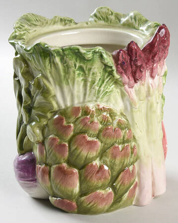 Vegetable Garden Small Figural Canister No Lid