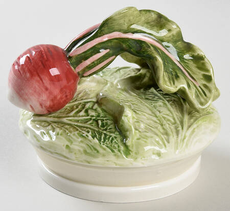 Vegetable Garden Lid for Small Figural Canister