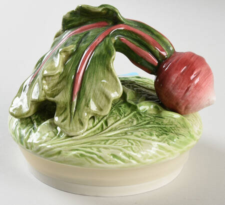 Vegetable Garden Lid for Large Figural Canister