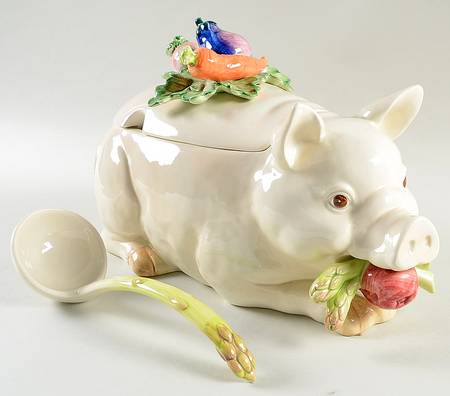 Vegetable Garden Tureen & Lid w/Ladle