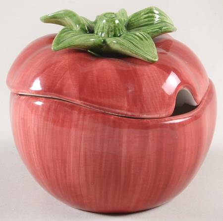Vegetable Garden Sugar Bowl & Lid