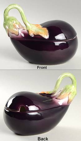 Vegetable Garden Sauce Boat & Lid