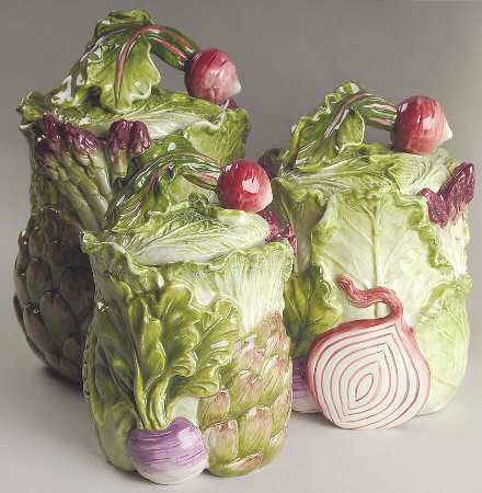 Vegetable Garden (3 Piece) Canister Set (Box Set)