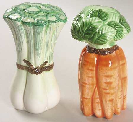 Vegetable Garden Salt & Pepper Set