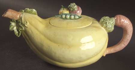 Vegetable Garden Teapot & Lid