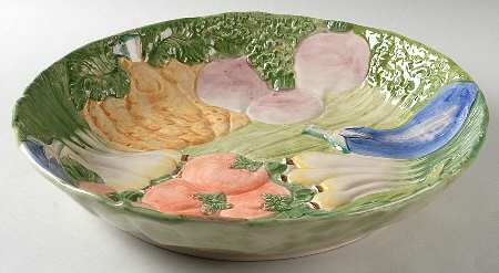 Vegetable Garden 14" Large Salad Serving Bowl