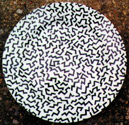 Venezia (Black & White) Service Plate (Charger)