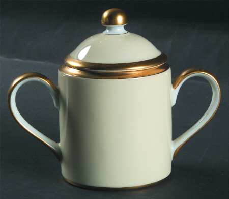 Versailles Crème Sugar Bowl & Lid