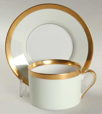 Versailles Mint Sherbet Flat Cup & Saucer Set