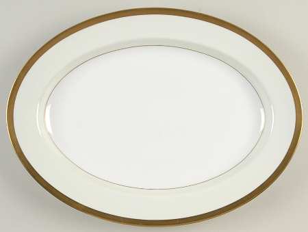 Versailles Mint Sherbet 14" Oval Serving Platter