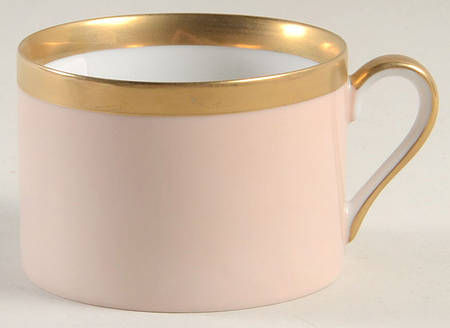 Versailles Shell Peach Flat Cup