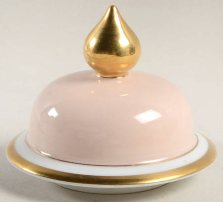 Versailles Shell Peach Lid for Small Ginger Jar
