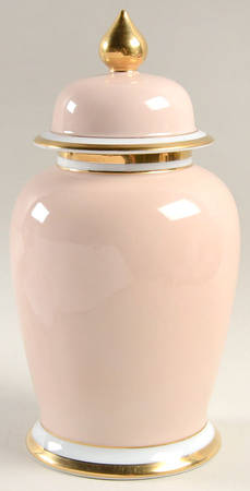 Versailles Shell Peach Small Ginger Jar & Lid