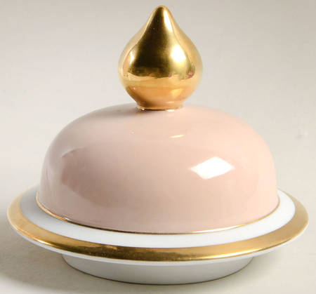 Versailles Shell Peach Lid for Large Ginger Jar