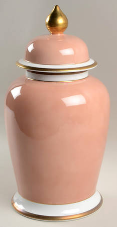 Versailles Dusty Rose Large Ginger Jar & Lid
