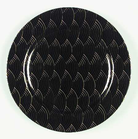 Waves Black by Fitz &amp; Floyd