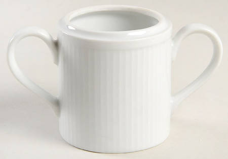 White Classic Sugar Bowl No Lid