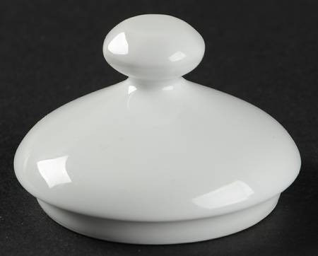 White Octagonal Lid for Sugar Bowl