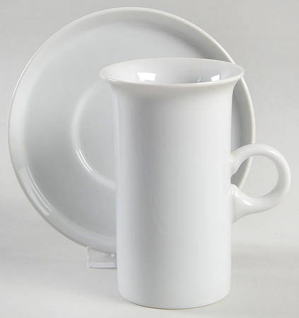 White Shoulders Irish Coffee Cup and Saucer Set