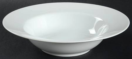 White Shoulders Rim Soup Bowl by Fitz & Floyd