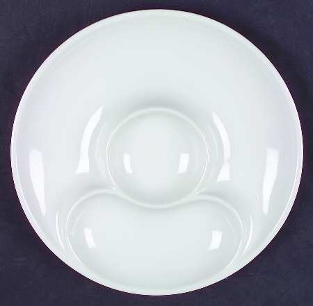 White Shoulders Artichoke Plate
