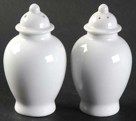 White Shoulders Salt & Pepper Set