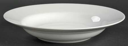 White Shoulders Large Rim Soup Bowl