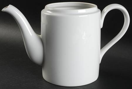 White Shoulders Coffee Pot No Lid