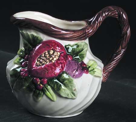 Winter Fruit Sculpted Creamer