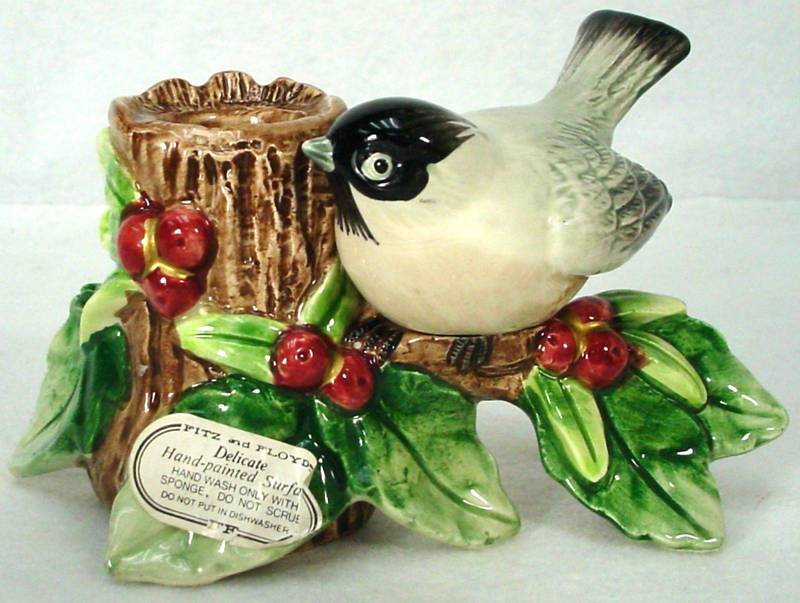 Winter Fruit Single Light Candlestick
