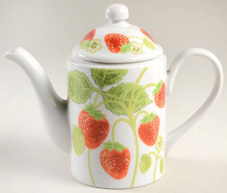 Wild Strawberry Small Coffee Pot & Lid