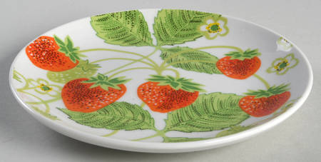 Wild Strawberry Underplate for 4" Flower Pot