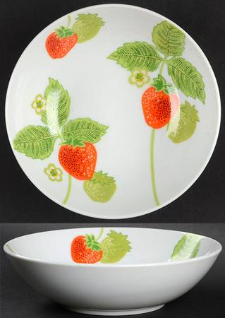 Wild Strawberry Coupe Cereal Bowl