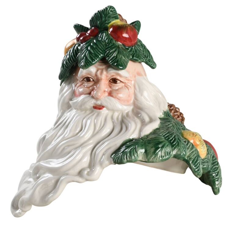 Woodland Santa Lid for Cookie Jar