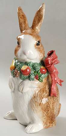 Woodland Santa Figurine by Fitz & Floyd