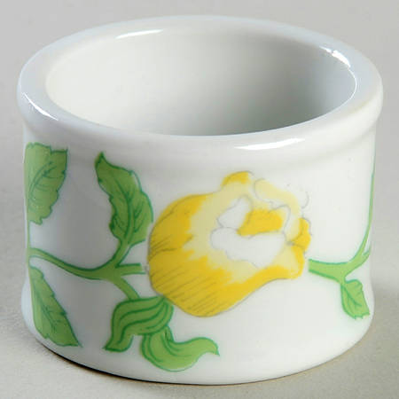 Yellow Rose Napkin Ring