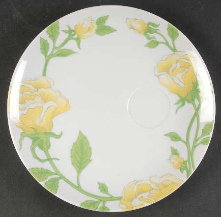 Yellow Rose Snack Plate