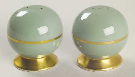 Sylvan-California Sage Green (Rim) Salt & Pepper Set