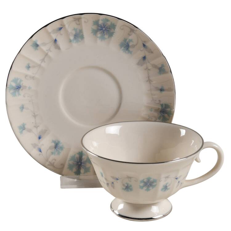 Bluecrest Footed Cup & Saucer Set