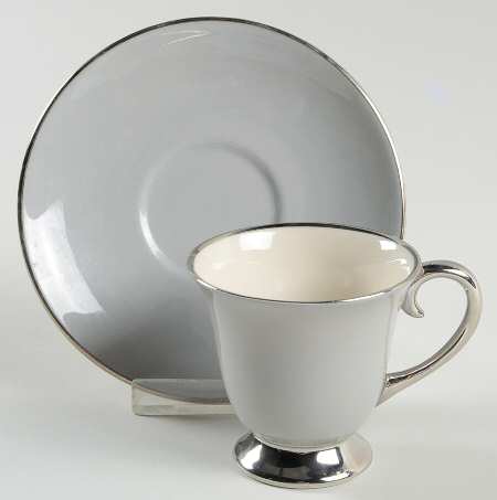 Brookmere Footed Demitasse Cup & Saucer Set