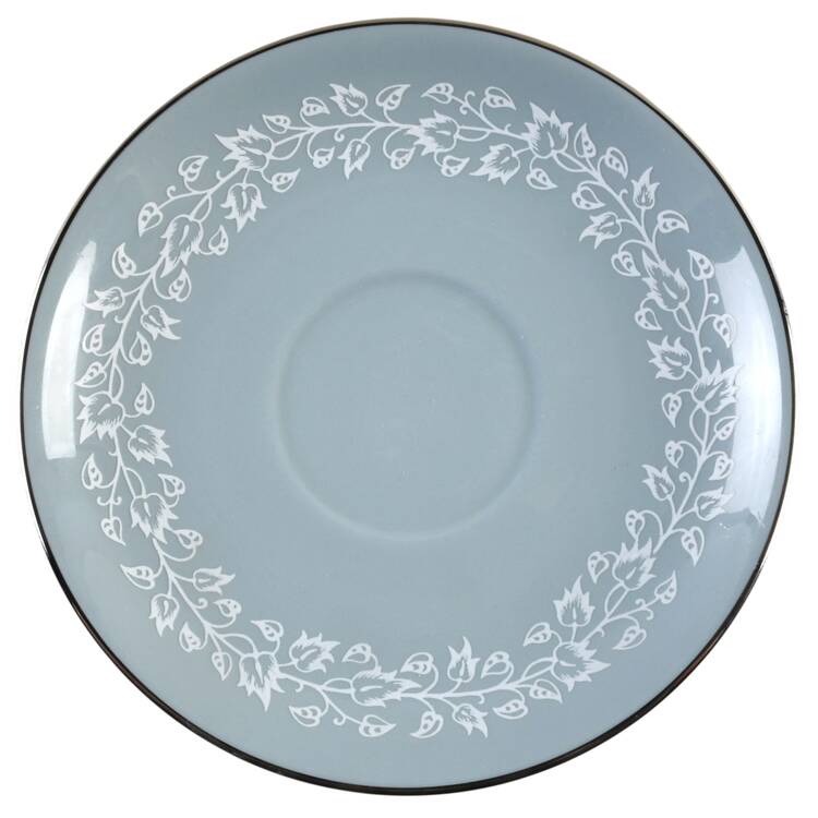 Brocade Strata Blue Saucer