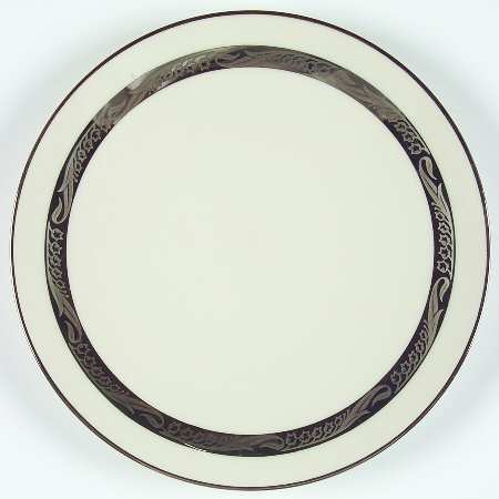 Bridal Wreath No Color Band Coupe Salad Plate