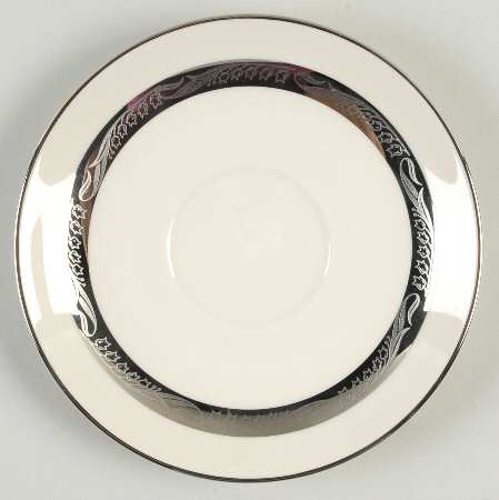 Bridal Wreath No Color Band Saucer
