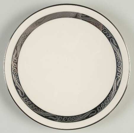 Bridal Wreath No Color Band Coupe Bread & Butter Plate
